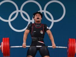 Rizki Juniansyah Menangis Usai Raih Emas di Olimpiade 2024