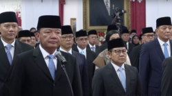 Prabowo Resmi Lantik Jajaran Menteri Kabinet Merah Putih di Istana