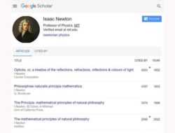 Sir Isaac Newton Dapat ‘Email Verifikasi’ Google, Bikin Kaget Peneliti