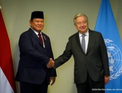 Momen Pertemuan Prabowo dan Sekjen PBB Antonio Guterres