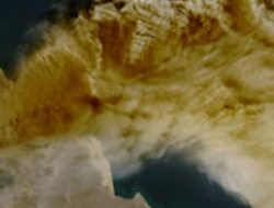 Penampakan Gunung Berapi Purba Erupsi Usai ‘Tertidur’ 12.000 Tahun