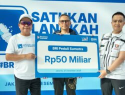 BRI Gelar “Satukan Langkah untuk Sumatra”, Himpun Donasi Rp50 Miliar