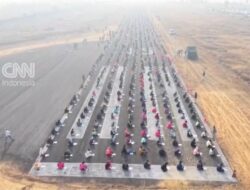 Landasan Pacu Jadi Tempat Tes Ribuan kandidat Garda Keamanan India